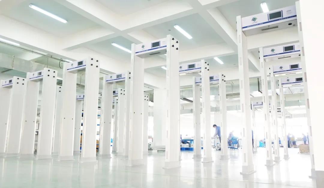 ag公司科技测温安检门再掀出货狂潮，百台设备运往济南！